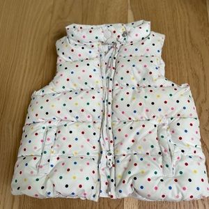 Polka dot vest from baby Gap size 3T